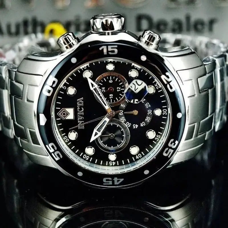 Reloj Invicta Scuba 0069 Hombre Acero Plateado