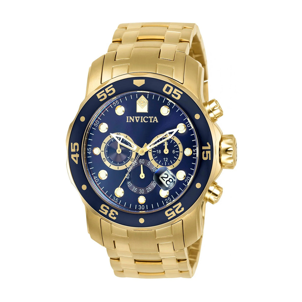 Reloj Invicta Scuba 0073 Hombre Acero Dorado | INV-13