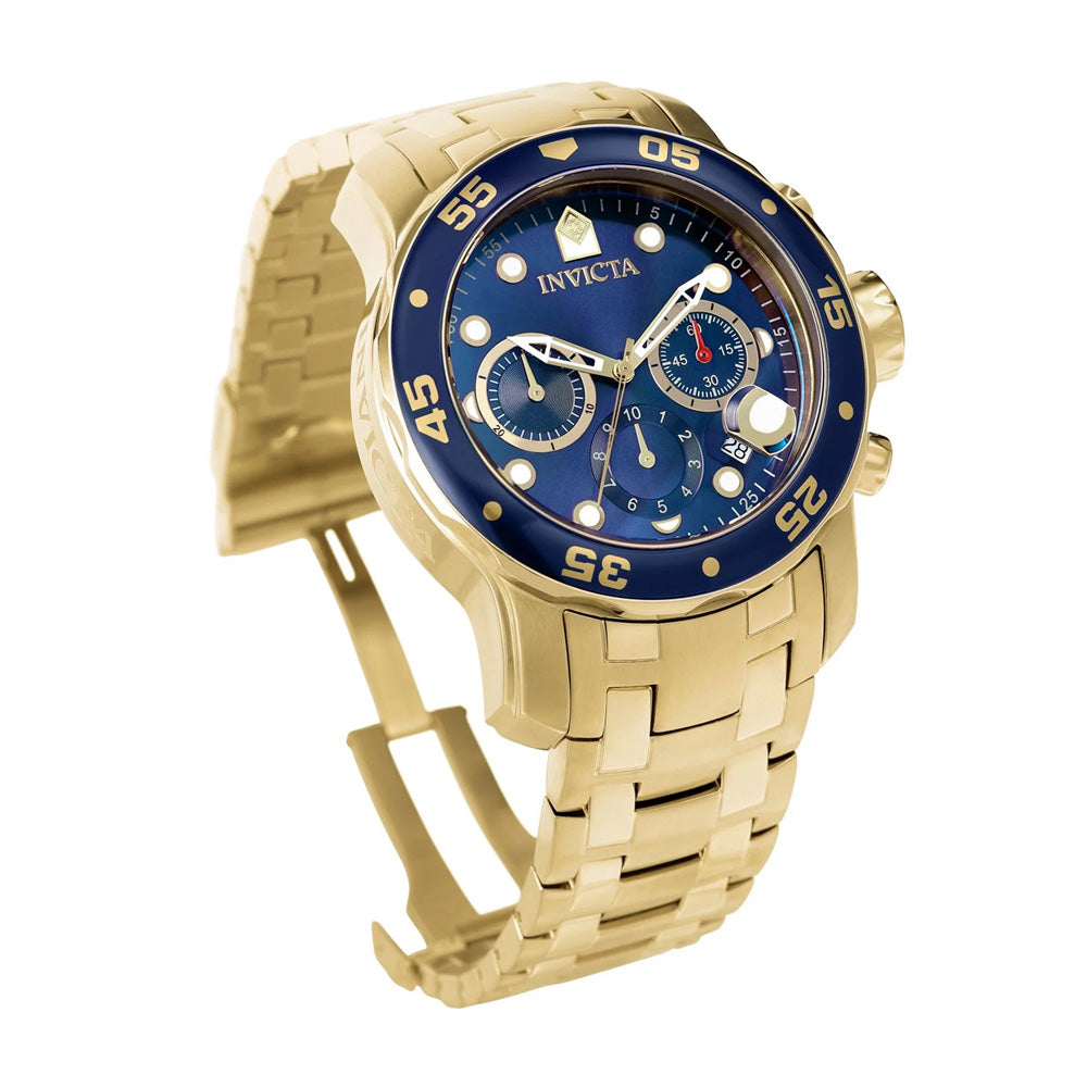 Reloj Invicta Scuba 0073 Hombre Acero Dorado | INV-13
