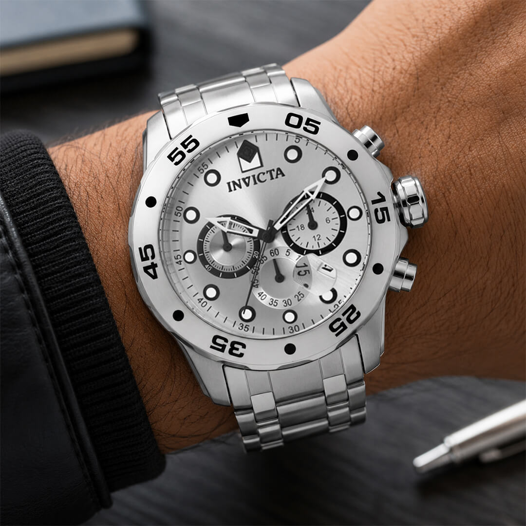 Reloj Invicta Scuba 0071 Hombre Acero Plateado