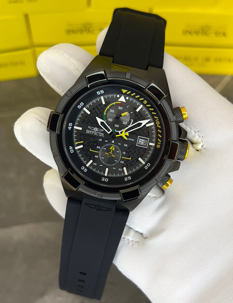 Reloj Invicta Aviator 28103 Hombre Deportivo Negro
