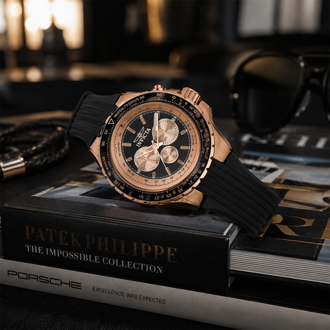 Reloj Invicta Aviator 39265 Hombre Deportivo Negro