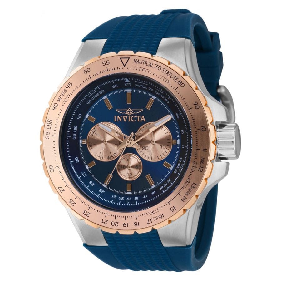 Reloj Invicta Aviator 39272 Hombre Deportivo Azul