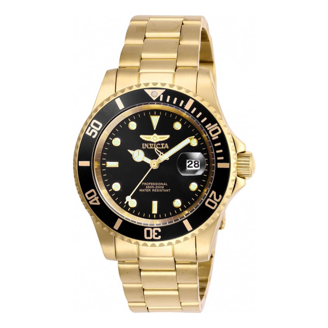 Reloj Invicta Pro Diver 26975 Hombre Acero Dorado