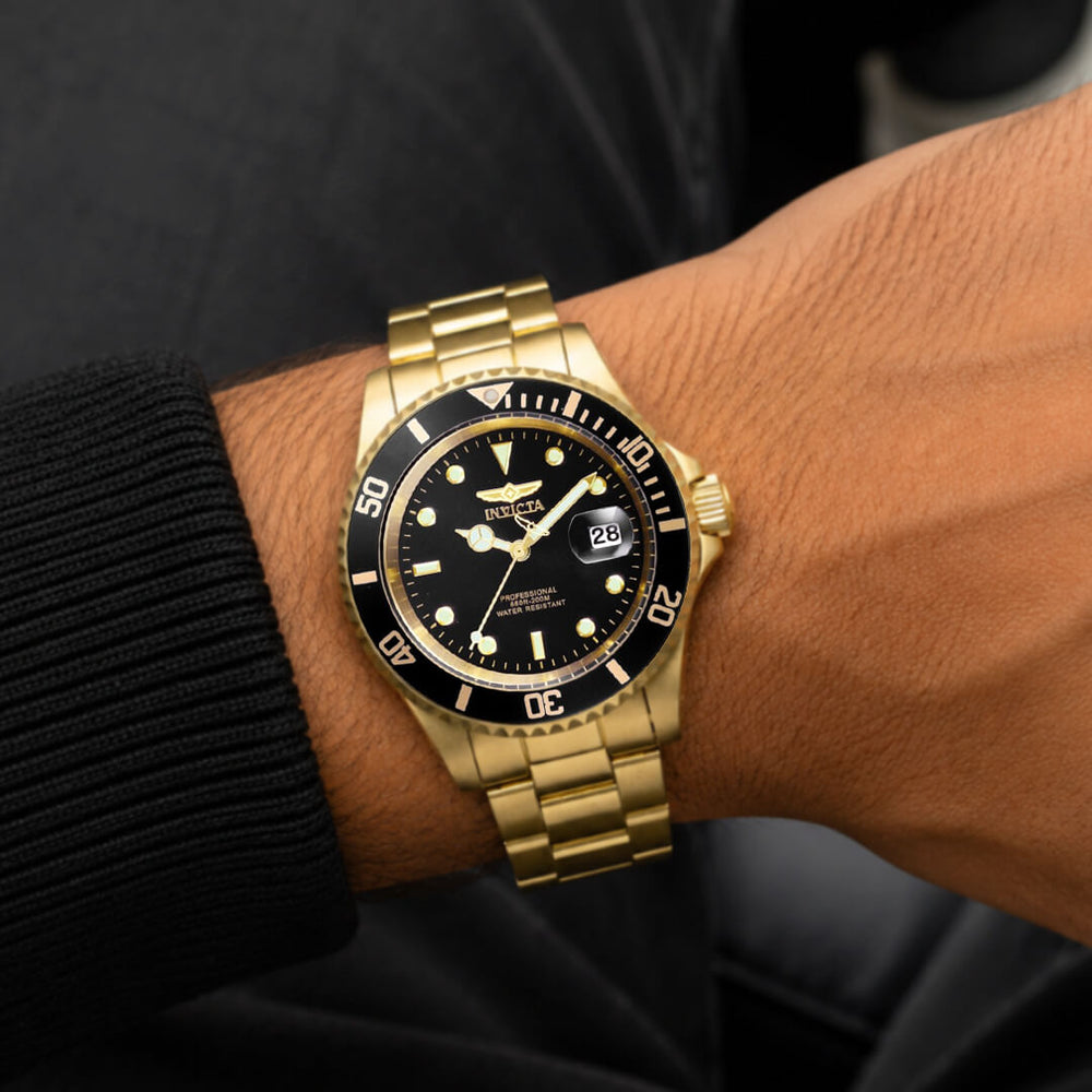 Reloj Invicta Pro Diver 26975 Hombre Acero Dorado