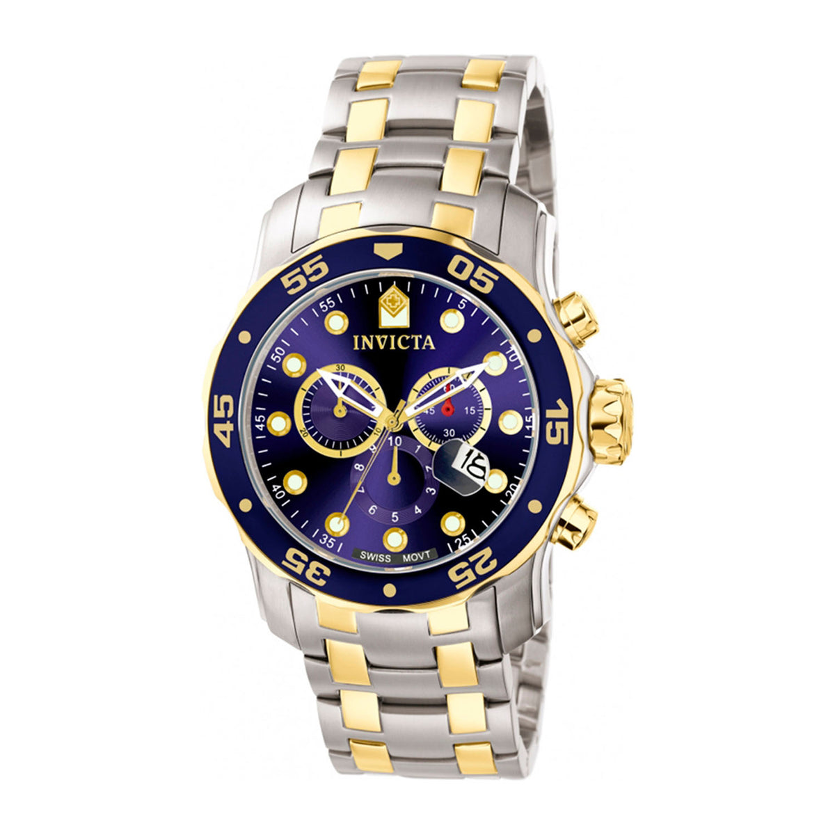 Reloj Invicta Pro Diver 0077 Hombre Acero Plateado