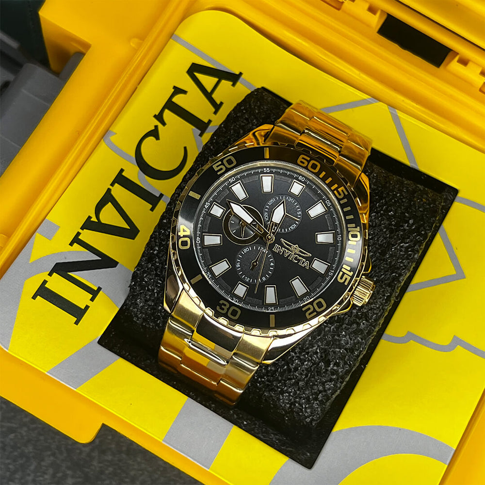 Reloj Invicta Pro Diver 47578 Hombre Acero Dorado