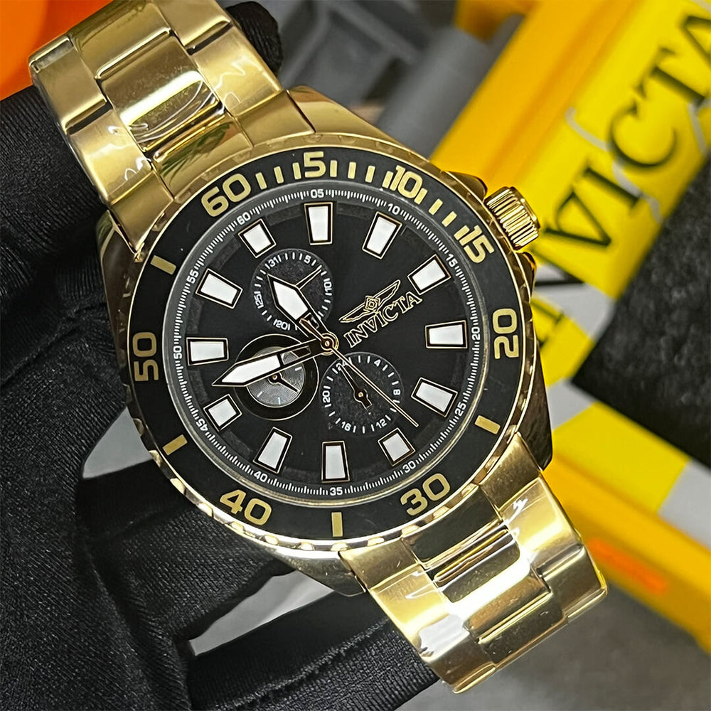 Reloj Invicta Pro Diver 47578 Hombre Acero Dorado