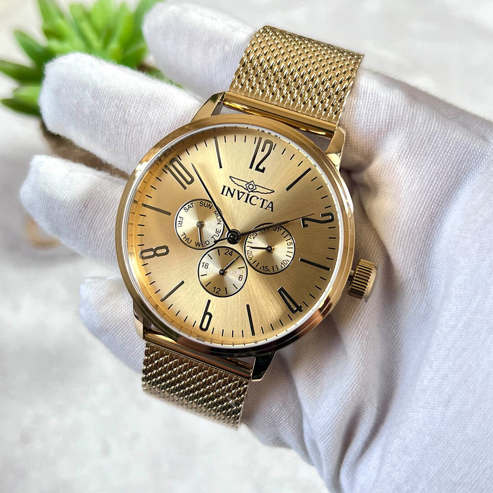 Reloj Invicta Specialty 47615 Hombre Acero Dorado