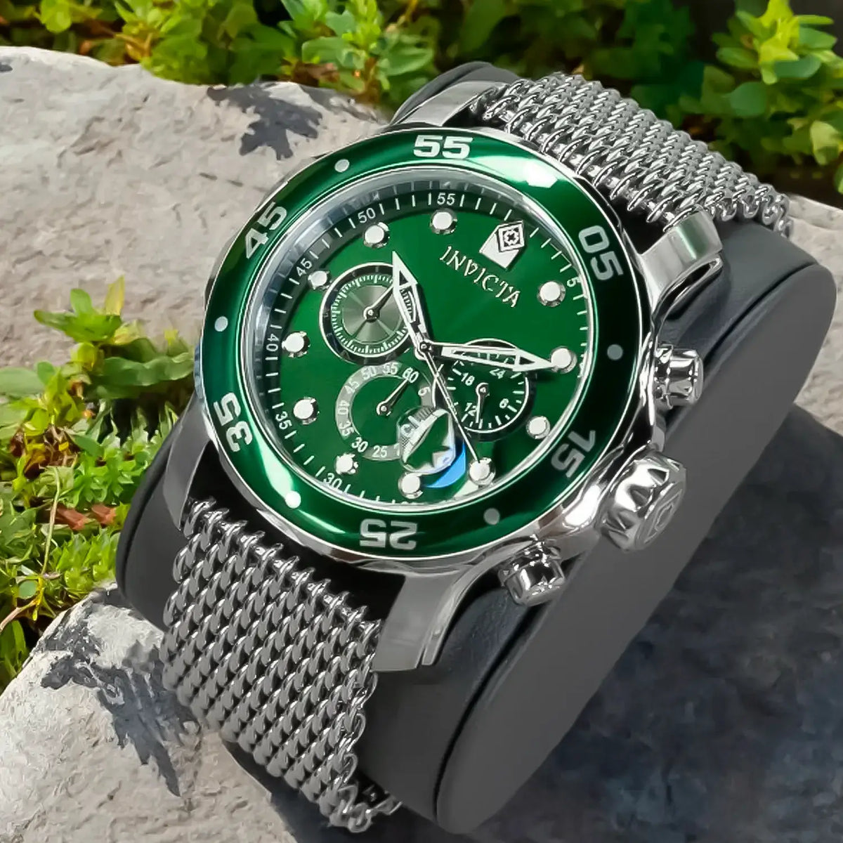Reloj Invicta Pro Diver 47580 Hombre Acero Plateado | INV-323