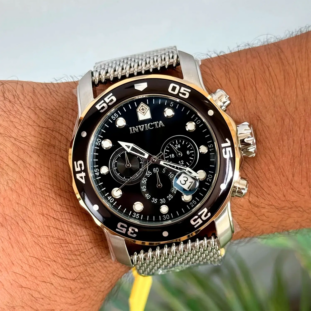 Reloj Invicta Pro Diver 48073 Hombre Acero Plateado