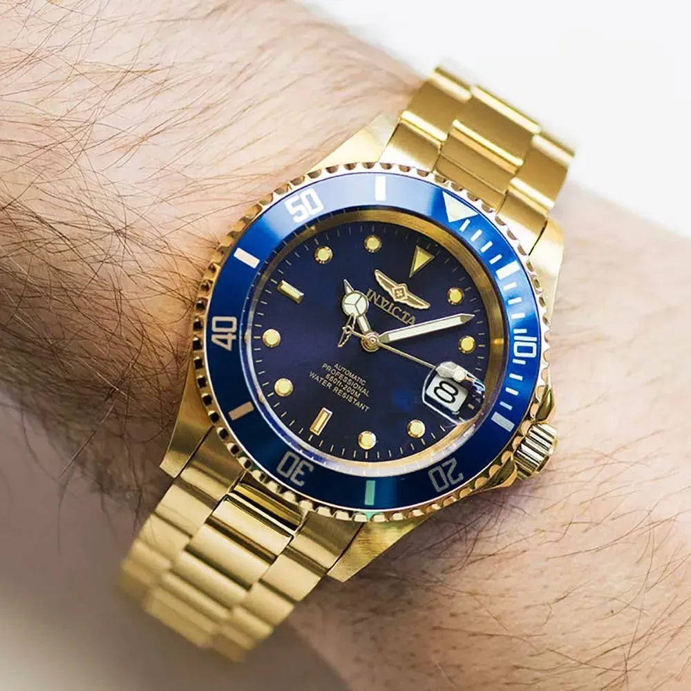 Reloj Invicta Pro Diver 26974 Hombre Acero Dorado | INV-337