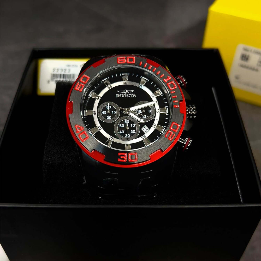 Reloj Invicta Scuba 22323 Hombre Acero Negro
