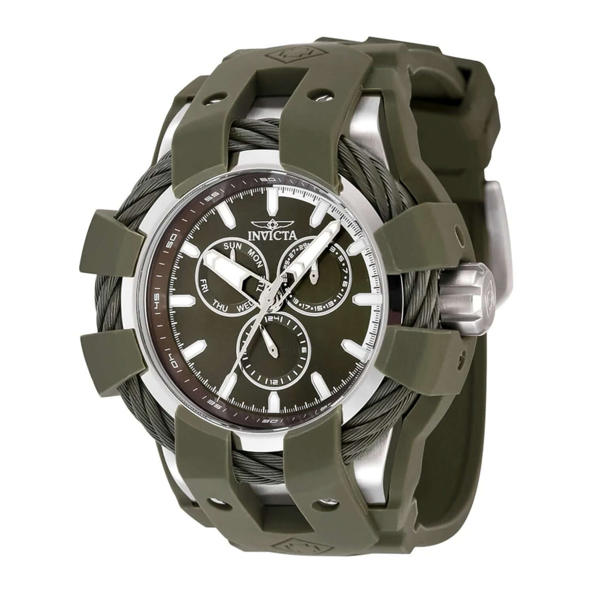 Reloj Invicta Bolt 478387 para Hombre de Silicona Verde | INV-358