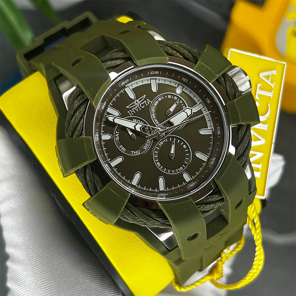 Reloj Invicta Bolt 478387 para Hombre de Silicona Verde