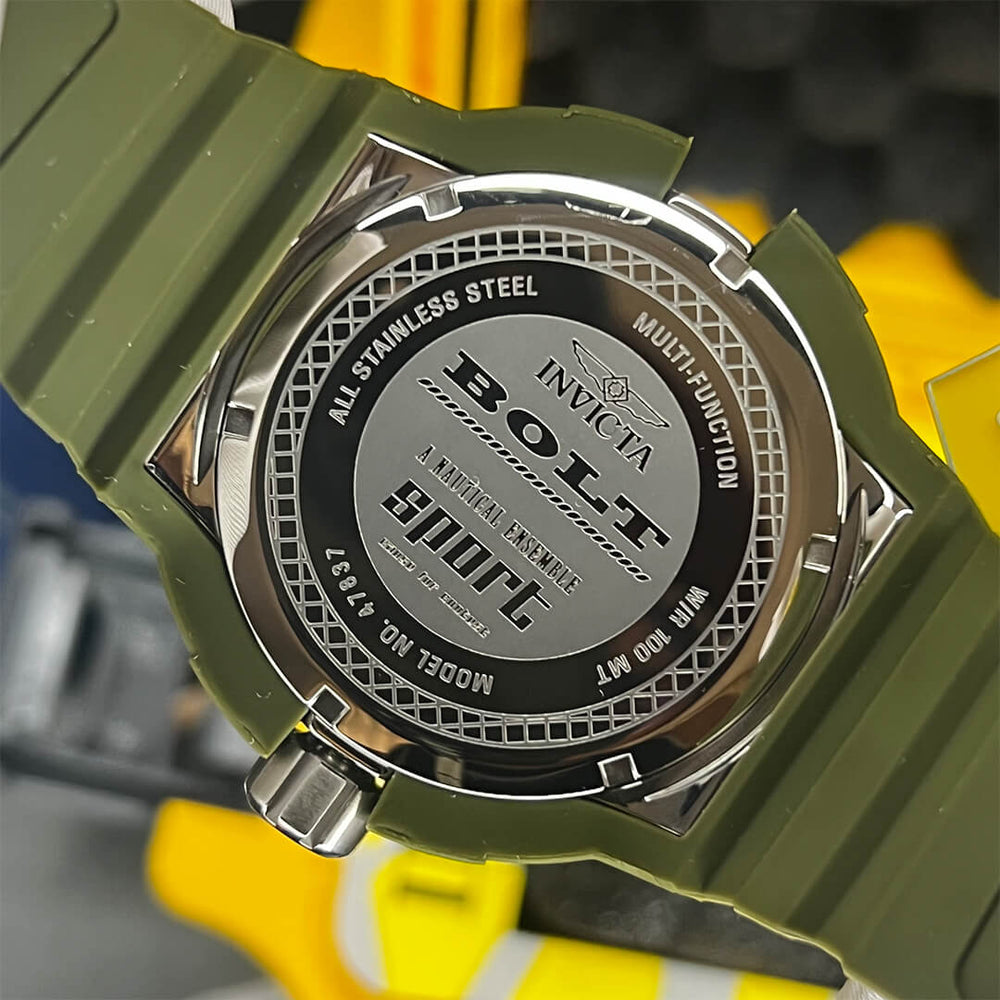Reloj Invicta Bolt 478387 para Hombre de Silicona Verde