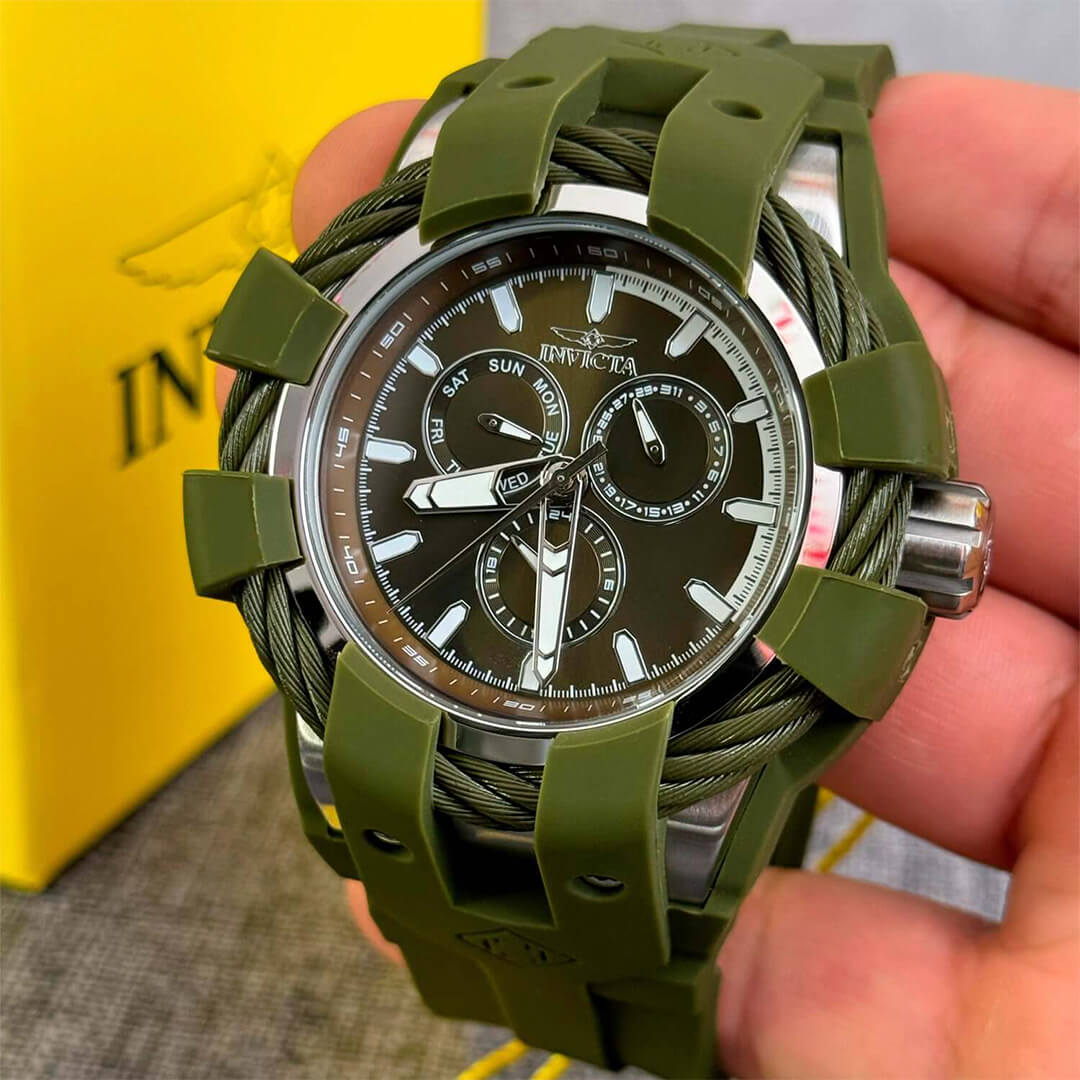 Reloj Invicta Bolt 478387 para Hombre de Silicona Verde