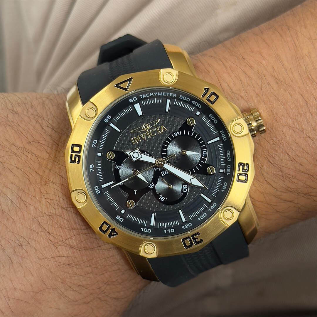 Reloj Invicta Pro Diver 45742 Hombre Deportivo Negro | INV-385