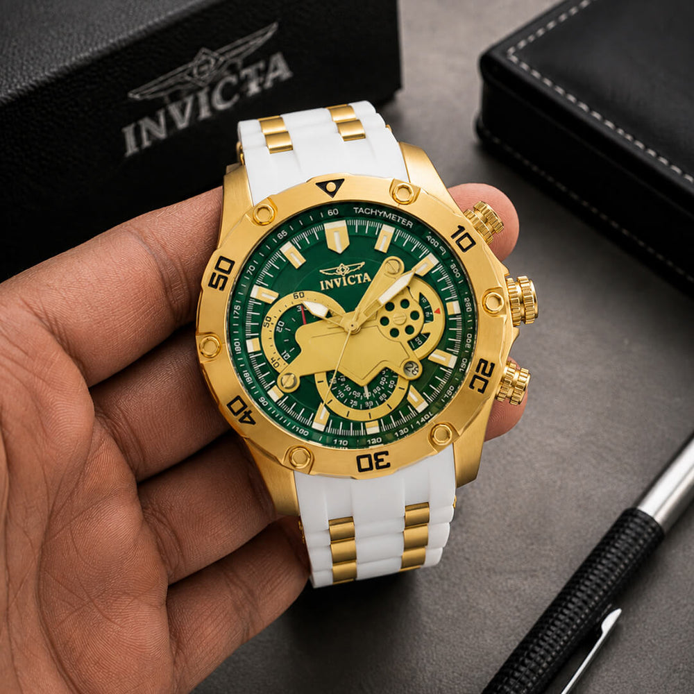 Reloj Invicta Scuba 23422 Hombre Deportivo Blanco