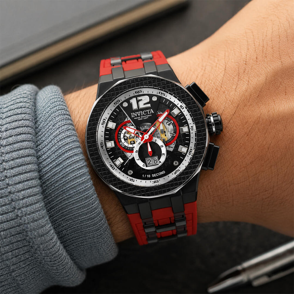 Reloj Invicta Speedway 37953 Hombre Deportivo Rojo