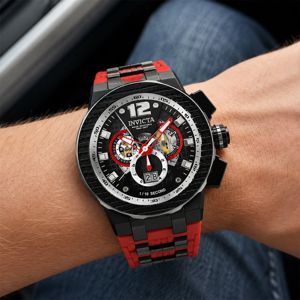 Reloj Invicta Speedway 37953 Hombre Deportivo Rojo