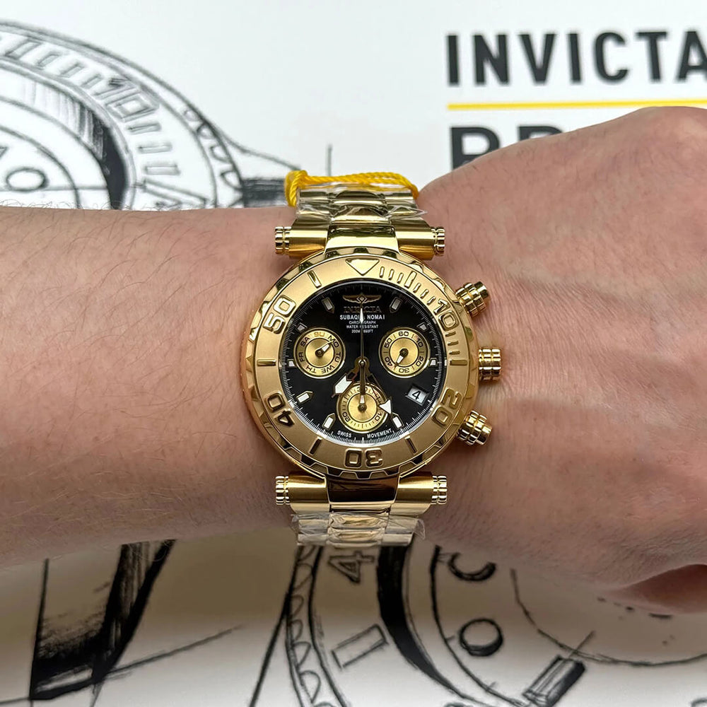 Reloj Invicta Subaqua 25800 Hombre Acero Dorado