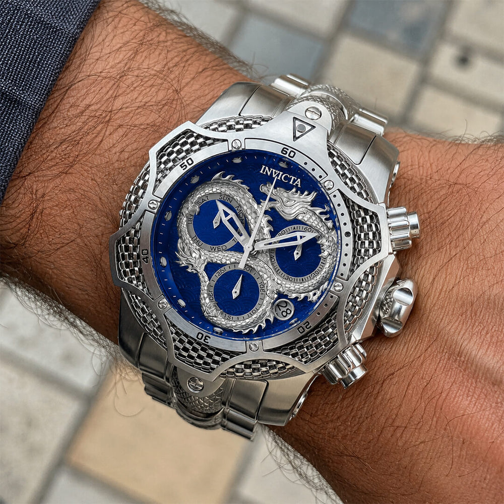 Reloj Invicta Reserve Venom 31508 Hombre Acero Plateado