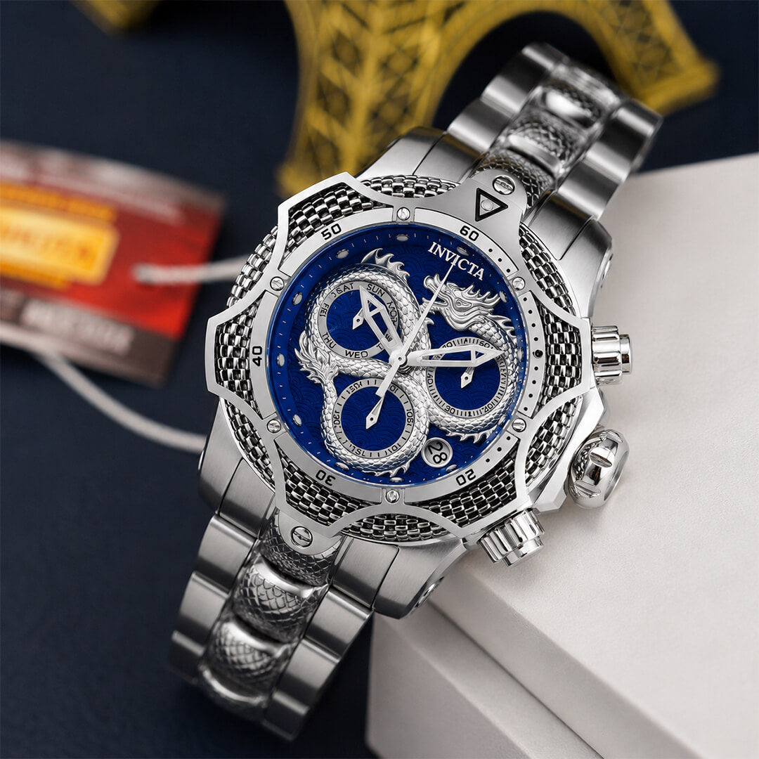 Reloj Invicta Reserve Venom 31508 Hombre Acero Plateado