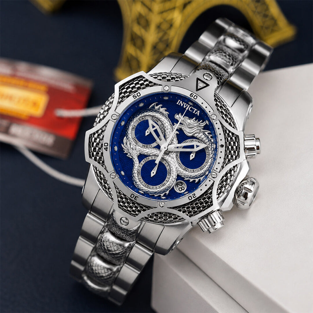 Reloj Invicta Reserve Venom 31508 Hombre Acero Plateado