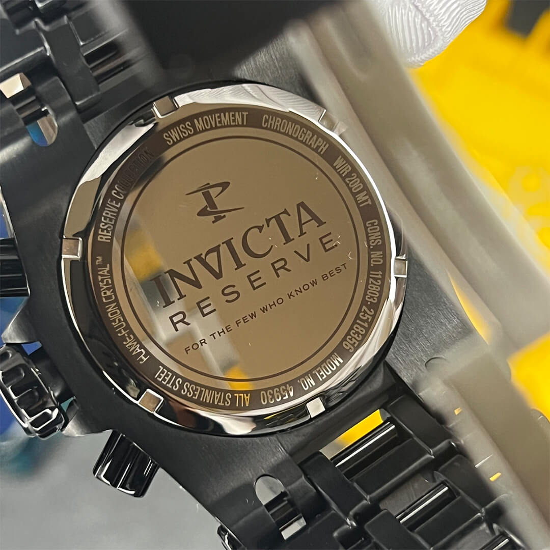 Reloj Invicta Reserve 45930 Hombre Acero Negro