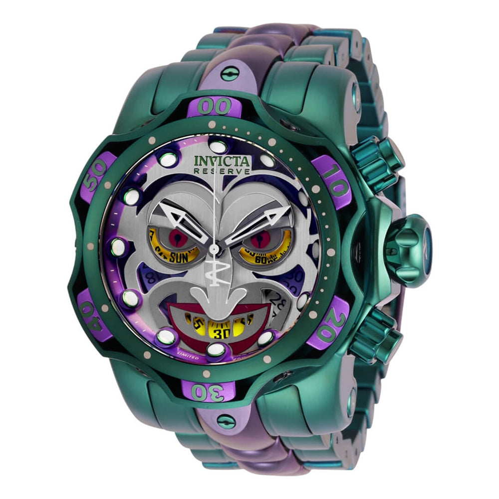 Reloj Invicta Joker DC Comics 30124 Hombre Acero Verde