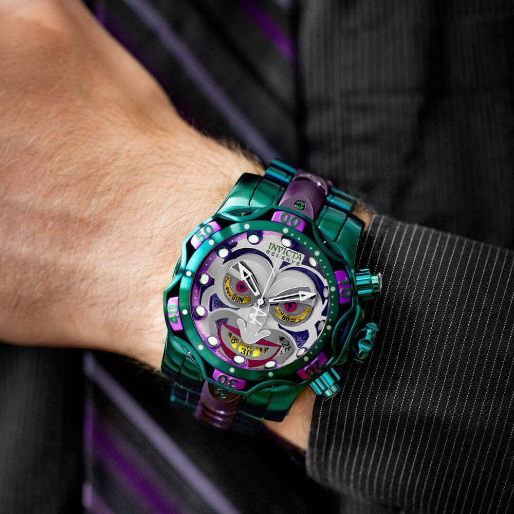 Reloj Invicta Joker DC Comics 30124 Hombre Acero Verde