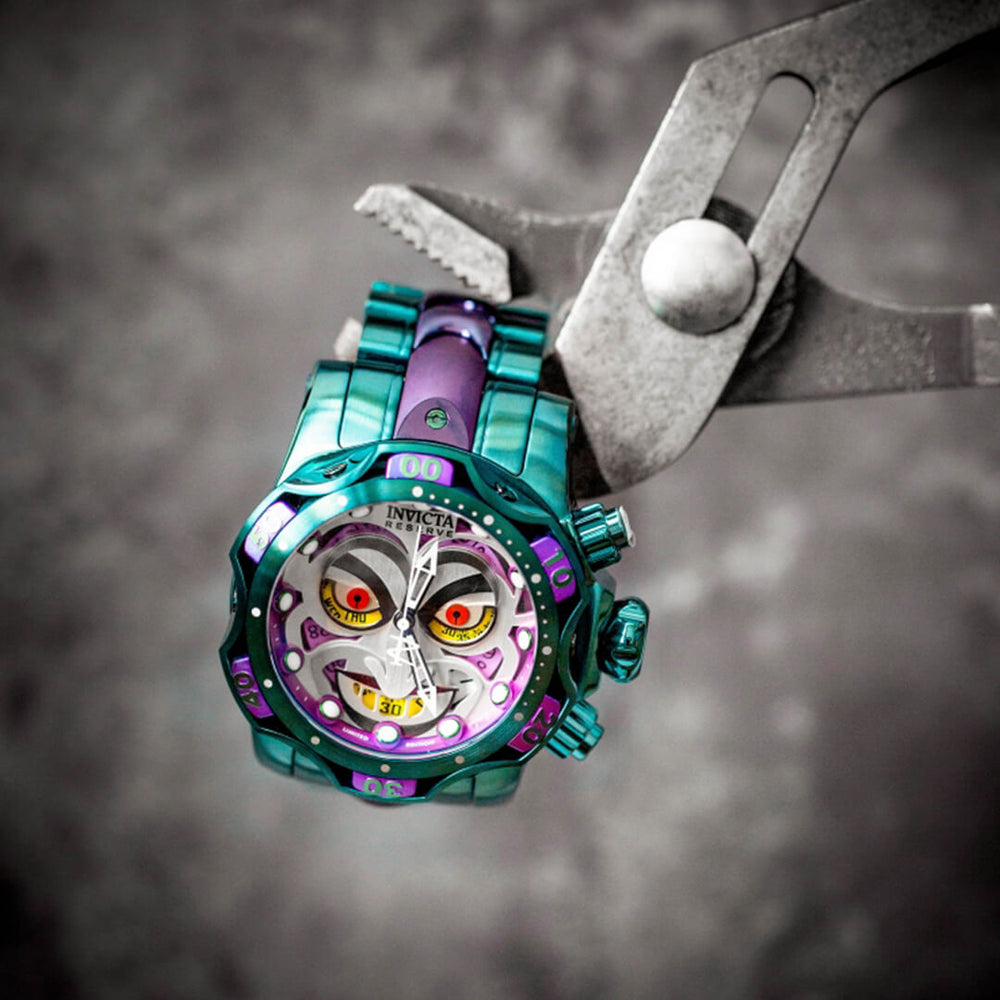 Reloj Invicta Joker DC Comics 30124 Hombre Acero Verde
