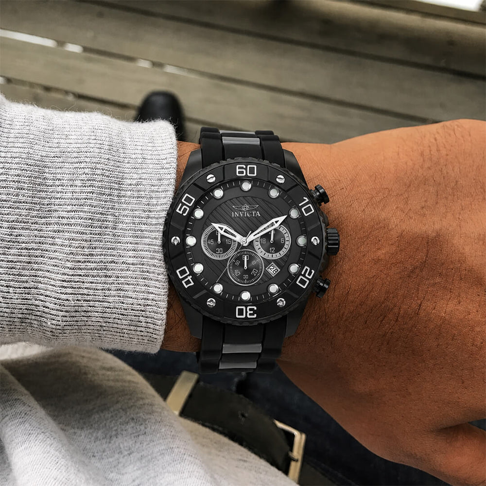 Reloj Invicta Scuba 20282 Hombre Silicona Gris