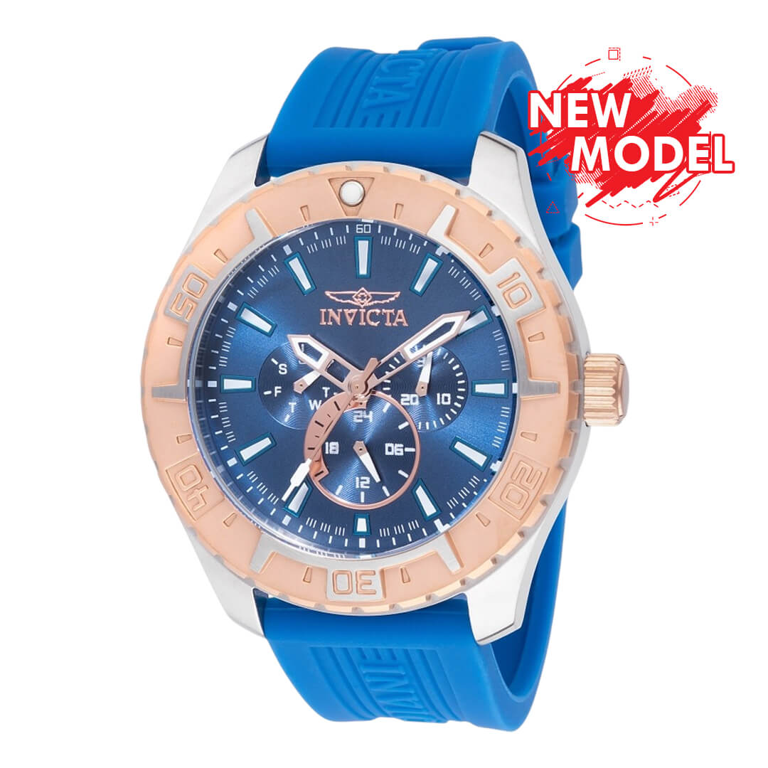 Reloj Invicta Aviator 45750 Hombre Deportivo Azul