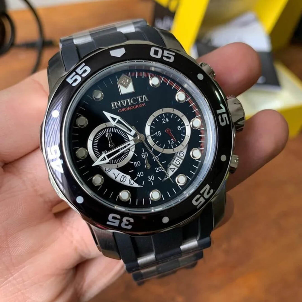 Reloj Invicta Scuba 37231 Hombre Deportivo Negro