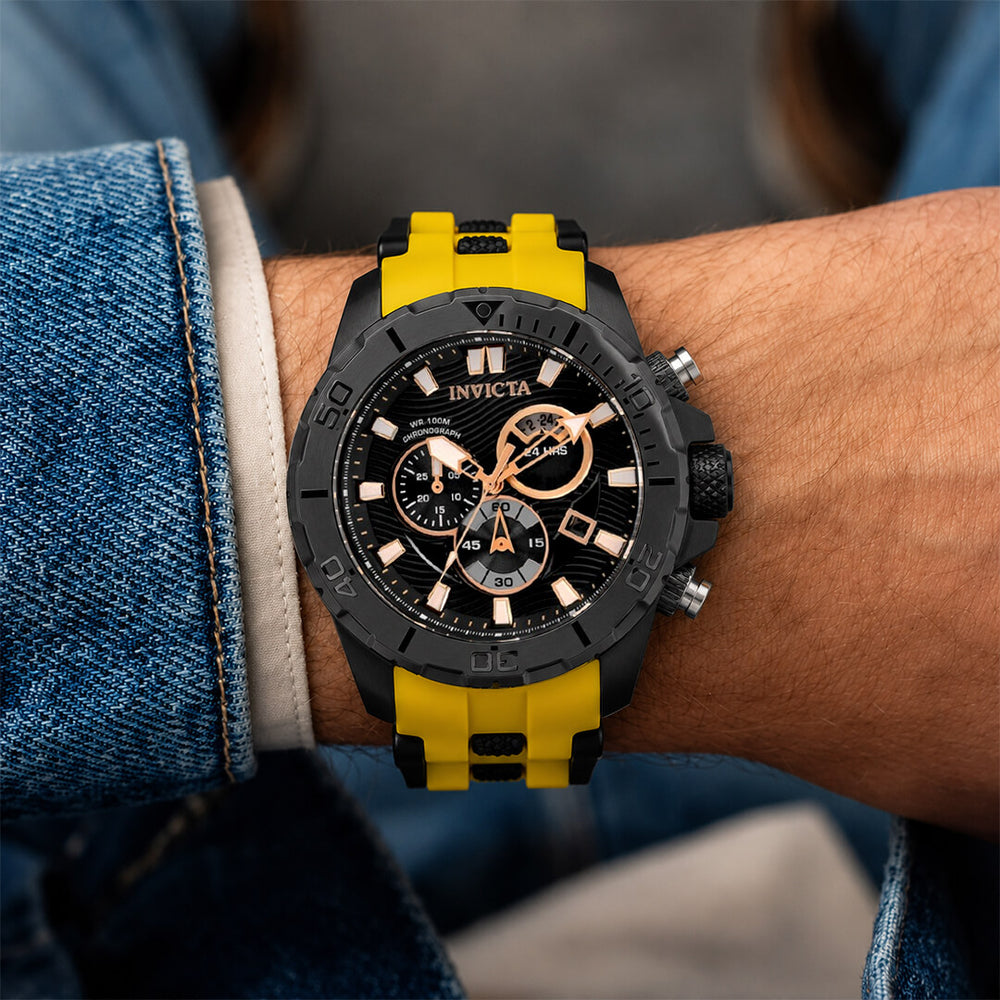Reloj Invicta Speedway 32255 Hombre Deportivo Amarillo