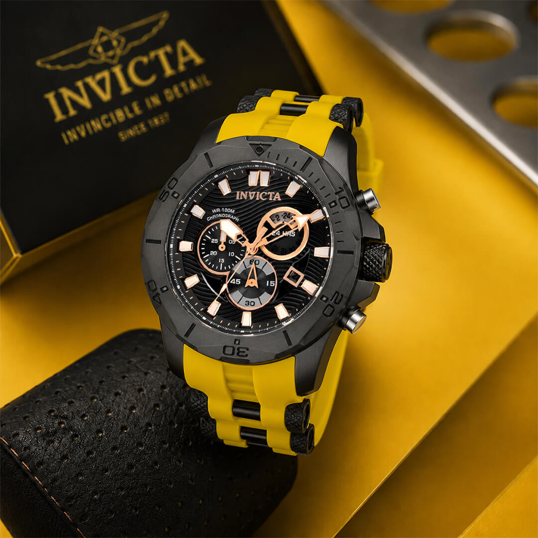 Reloj Invicta Speedway 32255 Hombre Deportivo Amarillo