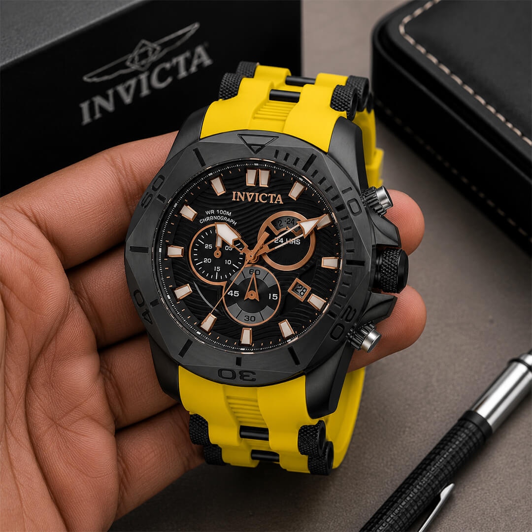 Reloj Invicta Speedway 32255 Hombre Deportivo Amarillo
