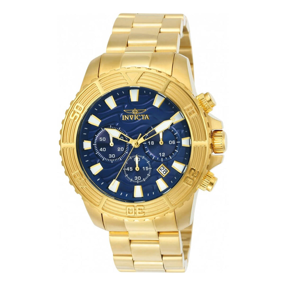 Reloj Invicta Pro Diver 24001 Hombre Acero Dorado