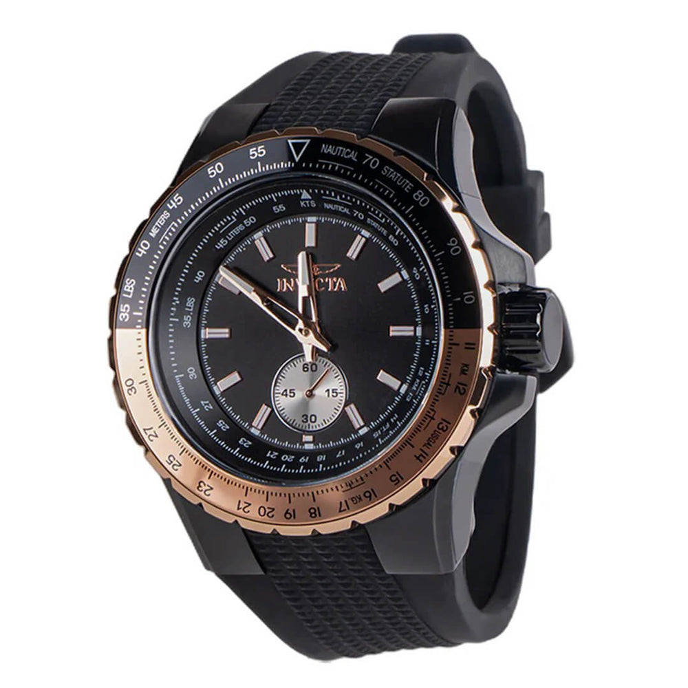 Reloj Invicta Aviator 49304 Hombre Deportivo Negro