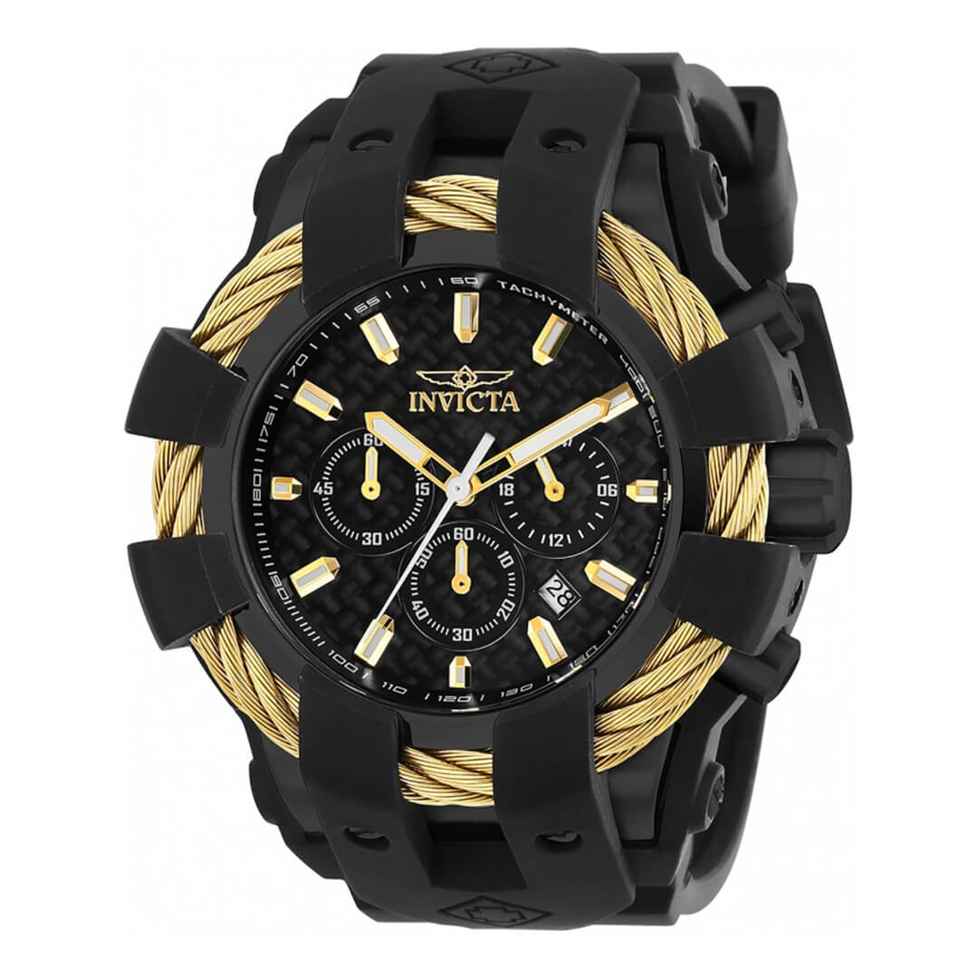 Reloj Invicta Bolt 23866 Hombre Negro y Dorado