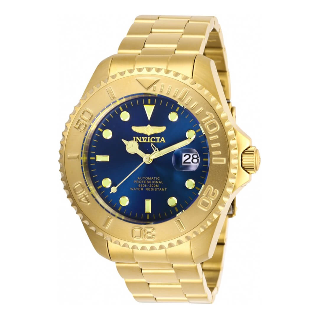 Reloj Invicta Pro Diver 28951 Hombre Automático Dorado