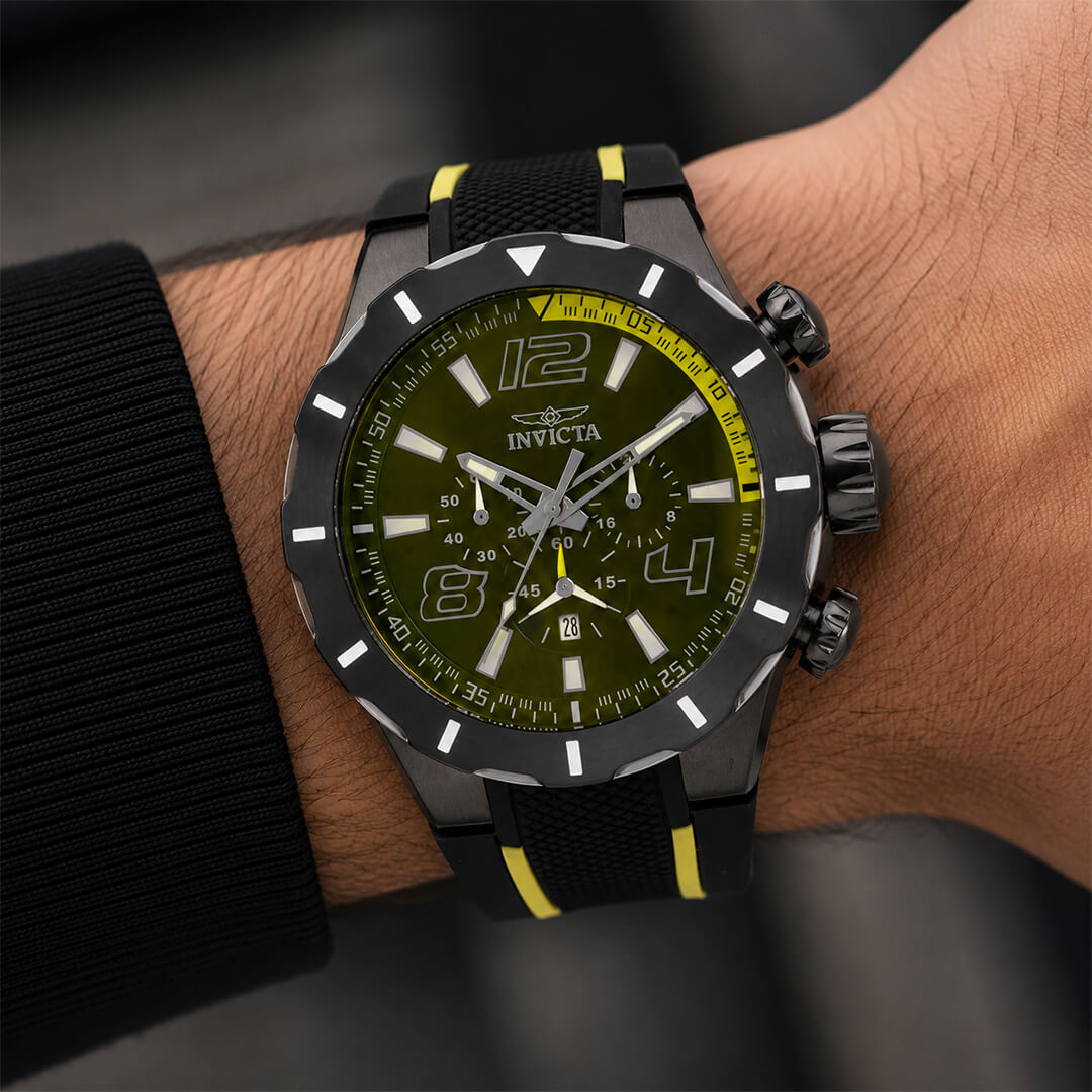 Reloj Invicta S1 Rally 33323 Hombre Deportivo Negro
