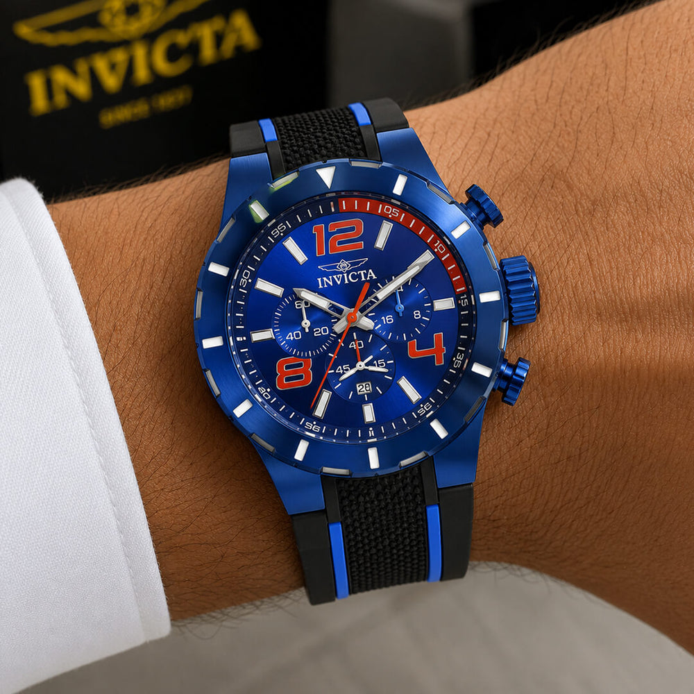 Reloj Invicta S1 Rally 35738 Hombre Deportivo Azul