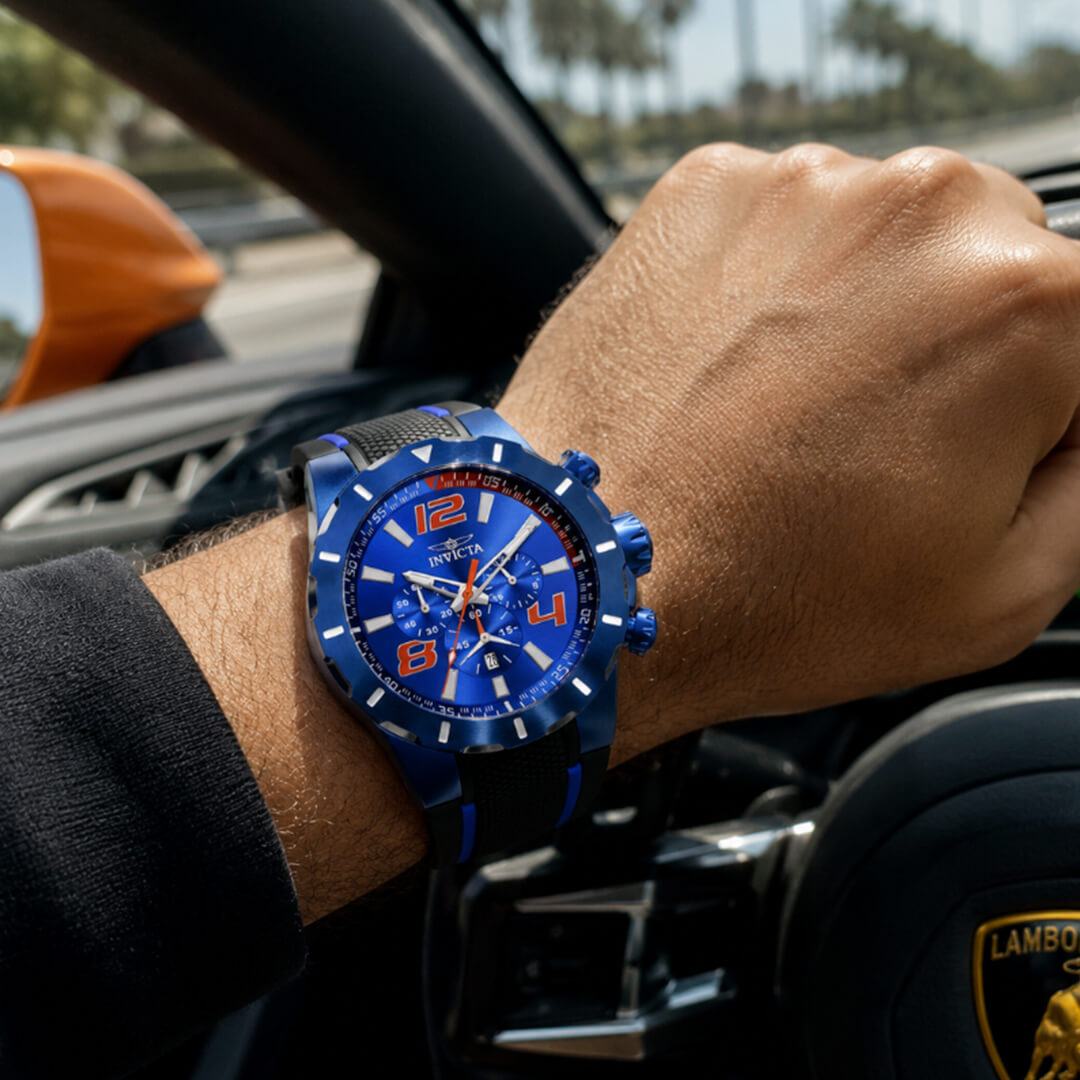 Reloj Invicta S1 Rally 35738 Hombre Deportivo Azul