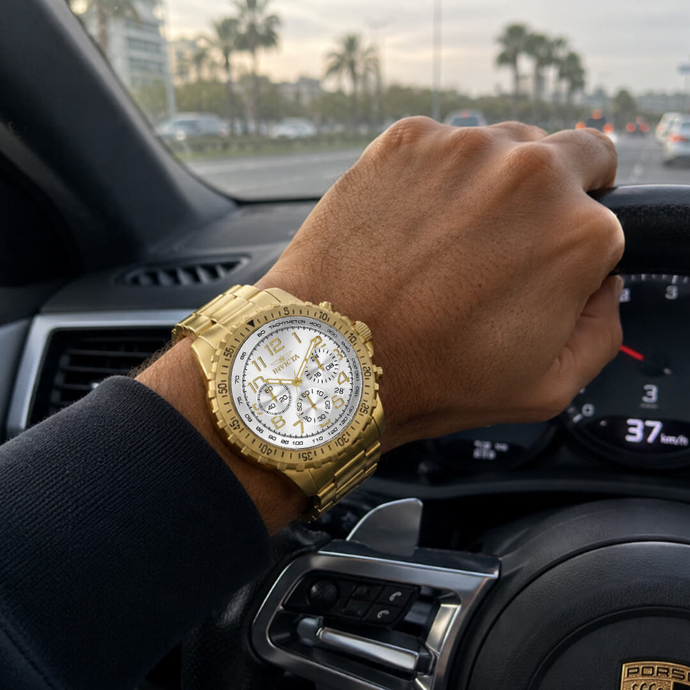 Reloj Invicta Specialty 11369 Hombre Acero Dorado