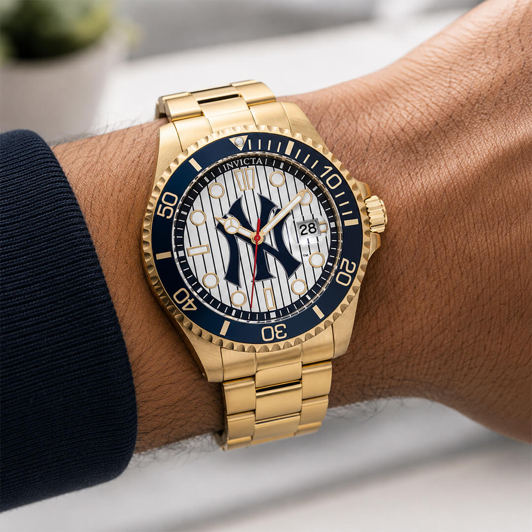 Reloj Invicta Pro Diver New York 49858 Hombre Acero Dorado