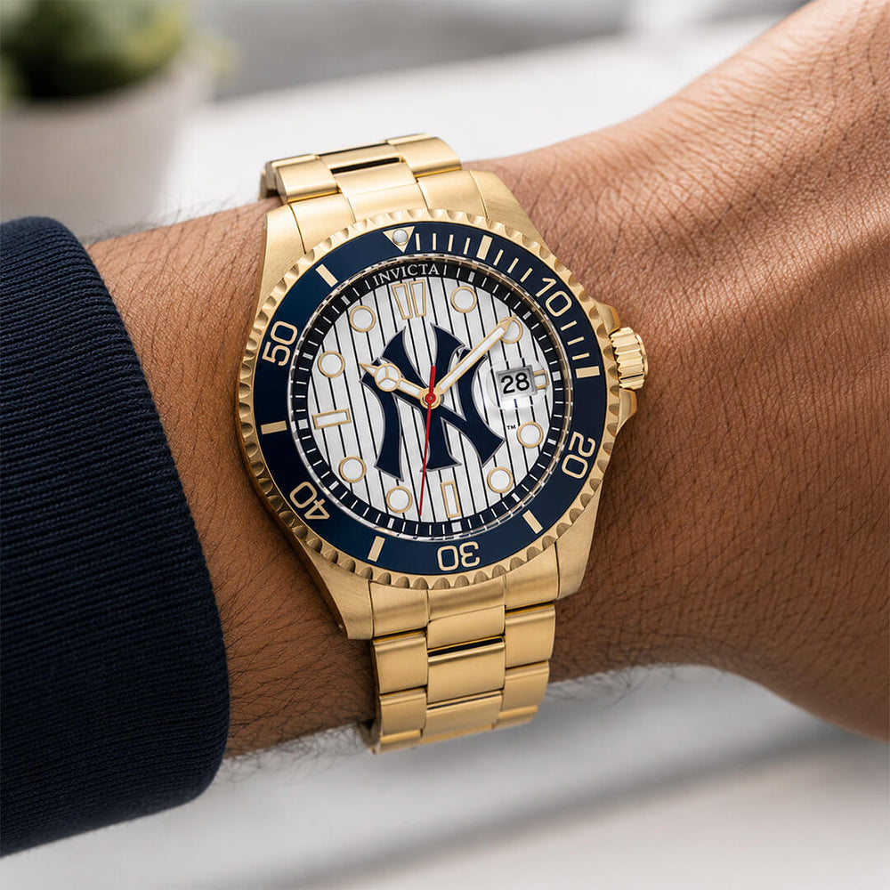 Reloj Invicta Pro Diver New York 49858 Hombre Acero Dorado