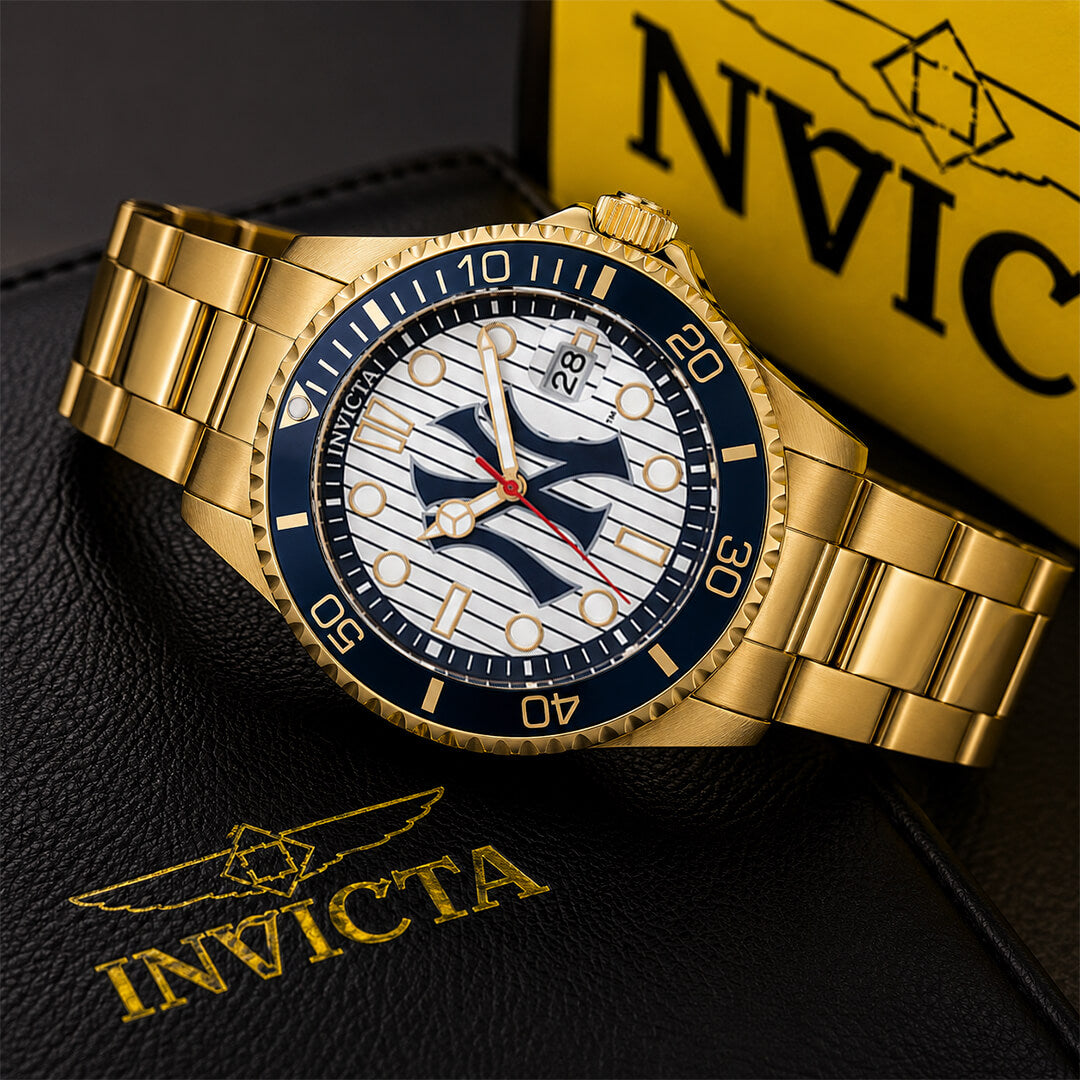 Reloj Invicta Pro Diver New York 49858 Hombre Acero Dorado